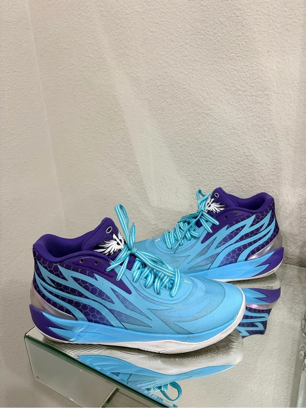 Puma M.E.L.O  Men's Blue and Purple Athletic Sneakers